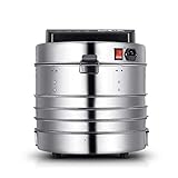 ★ Diseño temporizado de 24 horas, puede diseñarse de acuerdo con sus ingredientes para diferentes períodos de tiempo, sin necesidad de comprobarlo, apague automáticamente la energía en ese momento, Tranquilidad para usted, Rango de temperatura de 35 ° C a 80 ° C, se puede ajustar fácilmente a su gusto