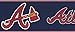 Produktbild York Wallcoverings Atlanta Braves MLB Baseball Team Fan Sport Wallpaper Border Modern Design, Roll-15' x 6"