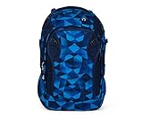  Satch Match - 2tlg Schulrucksack Set - Schulrucksack + Schlamperbox (Blue Crush)