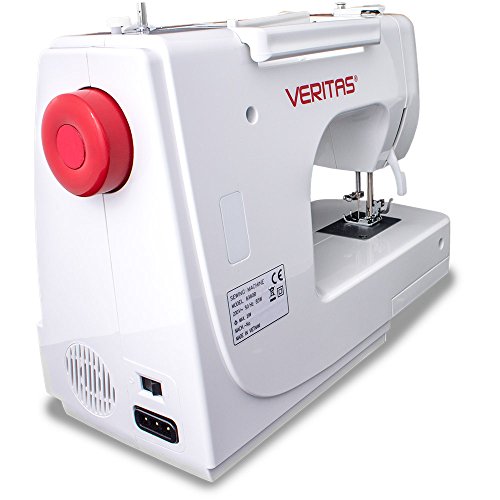 Veritas 1302 Josephine Nähmaschine, Kunststoff / Metall, Weiss / Rot, 38.5 x 17.5 x 28.0 cm - 7