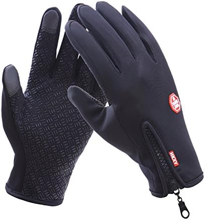 Goodbuy Cycling Gloves, Windproof and Water-resistant Touchscreen Gloves for Winter Ski Snowboard Running Motorbike (XL)
