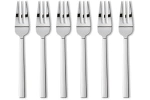 Sambonet Neutra W0724 - Set 6 forchette da torta, in acciaio INOX 18/10-52569A55 [SP] UVP: 30,90"