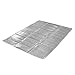 Produktbild VAK Strand Picknick-Decke, 150 x 200 cm, Aluminium, Folie mit Handy-Teppich, wasserdicht, moisture-proof, Outdoor-Teppich Picknick-Matte für Camping, Wandern, Schlafen,