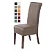 Produktbild SCHEFFLER-Home Marie 2er Set Stuhlhussen Stretch, Stuhlabdeckung elastisch, Husse Spannbezug mit Fleckschutz, Taupe