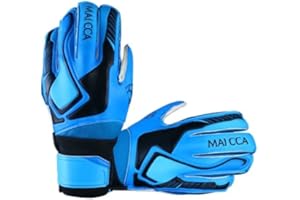 PolyMath Gants de Goalkeeper de Football pour Garçons Enfants Adultes Kit de Goalkeeper Premium Gant de Gardien de Foot Super Grip & Protection Taille 6/7/8/9/10