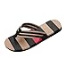 Produktbild Herren Beiläufige rutschfeste Hefterzufuhren, Selou Sommer Mischfarben Freien Flipflop Sandelholz Schuhe Frauen Sommer Keilabsatz Plateau Breite Active Outdoor Weite Leichte Slip Elegante Schuhe