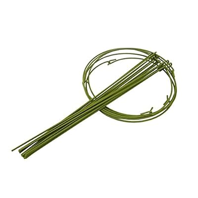 Wood.L 5pcs Cages De Soutien pour Plantes avec Piquets De Jardin À Anneau Réglable Construisent Une Cage pour Plantes