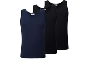 Liabel T-Shirt Uomo Canotta Uomo 100% Cotone Athena, Pacco da 3 e 6 pz