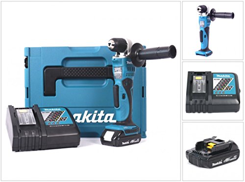 Makita DDA 351 Y1J-D 18 V Akku Winkelbohrmaschine im MAKPAC inkl. BL 1815 N Akku + DC18RC Ladegerät