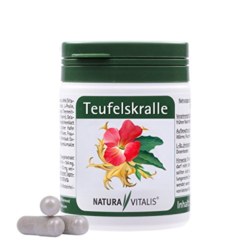 Preisvergleich Produktbild Natura Vitalis Teufelskralle hochdosiert (600mg) 120 Kapseln