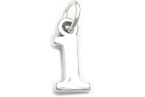 MALDON JEWELLERY Number 1 One sterling silver charm .925 x 1 Numbers charms pendants
