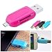 tronix USB 2.0 , Micro USB OTG Smart Card Reader SD(HC) M2 MMC MS TF for Smart Phones And Android Tablets,Assorted RS.199.00
