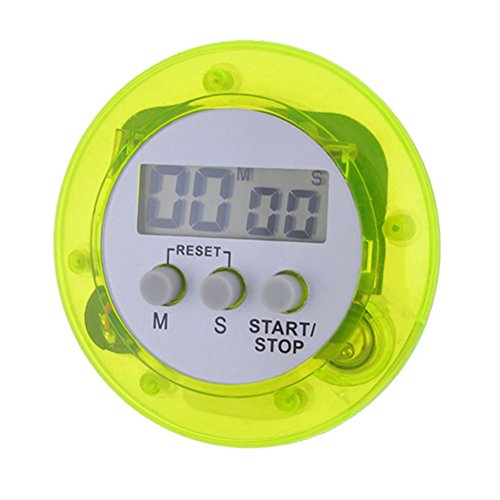 PIXNOR Küche Timer Digital Timer Countdown Timer mit lauter Alarm kochen (grün)