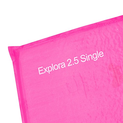 Andes Explora – Selbstaufblasbare Isomatte für Camping – Für 1 Person – 2,5 cm dick - 2