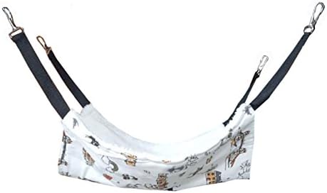Harlem H Comfortable Pet Rat Cat Hammock Cage Hanging Bed for Ferret Rabbit Chinchilla Cat ,37 x 37 x 0.8 cm