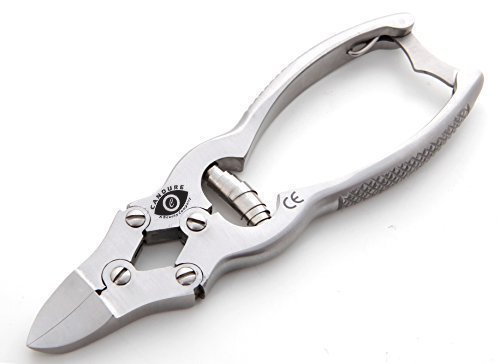 CANDURE® Professional CHIROPODY PODIATRY TOOLS – 5 Stück Hochleistungs-Nagelschneider – Fußnagelzange – Nagelzange für starke Fußnägel – Nagelschere-Nagelschneider – Nagelpflege – Persönliche Maniküre & Pediküre-Set – Zehennagelschere für dicke Zehennägel- Hautzange – Nagelzange – Nagelzange spitz – Nagelschneider – KopfschneiderFußnagelzange für tief eingewachsene Nägel + Sicherheitskoffer (CAN-5051) - 4