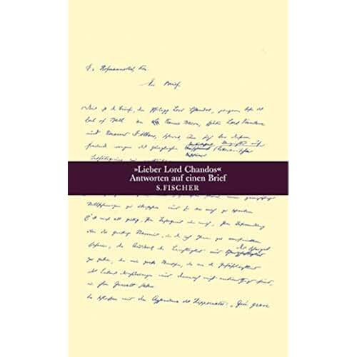 Hugo Von Hofmannsthal Ein Brief Suchergebnis auf Amazon.de für: Hofmannsthal Hugo Chandos Brief: Bücher