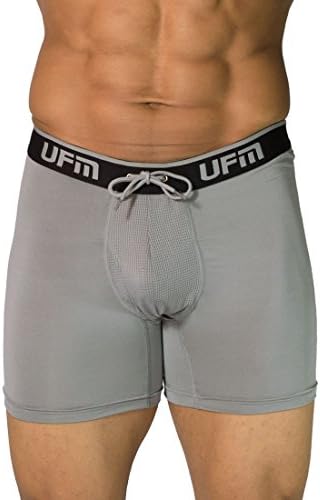New UFM 4.0 Underwear For Men Adjustable Athletic Support Boxer Brief 6" Polyester-Spandex