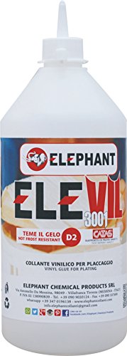 0,5 KG Colla vinilica per Legno D2 ELEVIL3001 - Super Collante professionale 500 gr