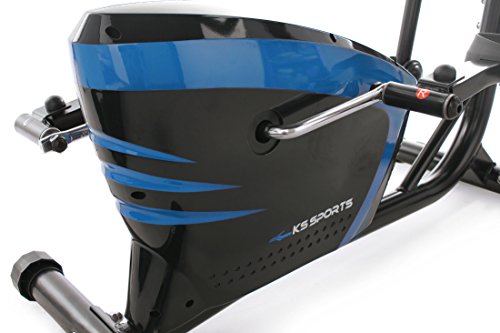 KS Cycling Fitnessgerät Crosstrainer Sports, Blau, 200F - 3