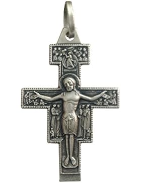 925 STERLING SILBER KREUZ VON SAN DAMIANO IN ASSISI - NEUE