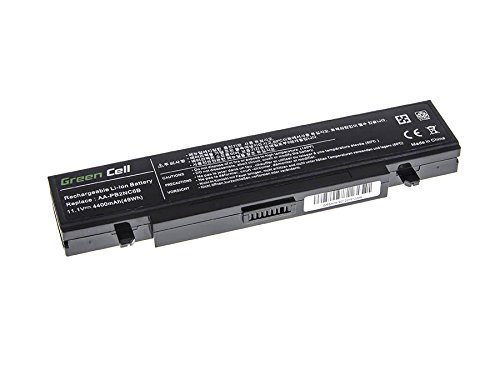 Green Cell® Standard Serie AA-PB2NC6B AA-PB2NX6W AA-PB4NC6B Laptop Akku für Samsung R60 R61 R70 R505 R509 R510 R560 R610 R700 R710 (6 Zellen 4400mAh 11.1V Schwarz)