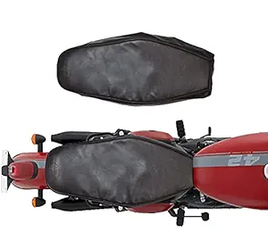 Pure Biking Stylish Brown Plain Seat Cover for Jawa Classic 42 2.1 ,Forty Two