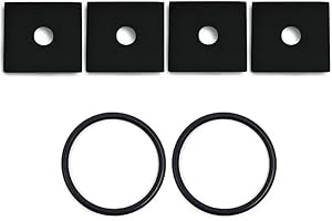 AMPSTORE 2 Guarnizioni + 4 Spessori Calibrati per Macchina del Caffè Compatibili con DIDIESSE FROG