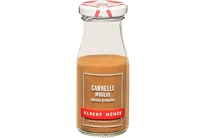 Cannelle Moulue en Poudre - Origine Vietnam - Produit Conditionné en France - 100% Naturel, sans Colorants ni Conservateurs - Épice Aromatique - 55g - ALBERT MÉNÈS - Lot de 3