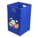 Modern Littles Folding Laundry Bin (Nuby Dark Blue Car)