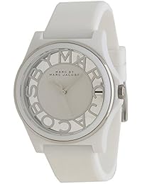 Marc by Marc Jacobs Women's Henry Skeleton MBM4015 White Rubber Quartz Fashion Watch