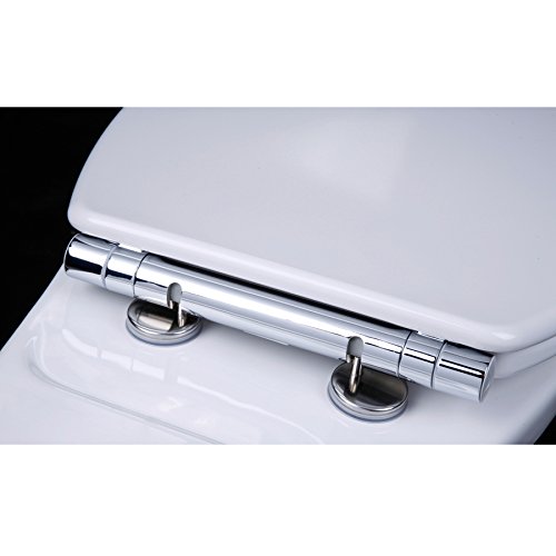 Tiger 252960346 WC-Sitz Boston mit Absenkautomatik und Easy-Clean-Funktion, weiß / chrom - 2
