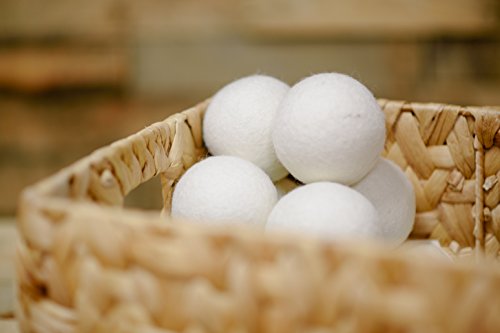 Trocknerbälle für Wäschetrockner aus Wolle von i-Gruv, 6er Set, für schonende Daunenpflege, senkt Stromverbrauch und ist gleichzeitig ökologischer Weichspüler, auch ideale Geschenkidee zu Babykleidung oder Windeln aus Stoff, sparen Sie jetzt! - 8