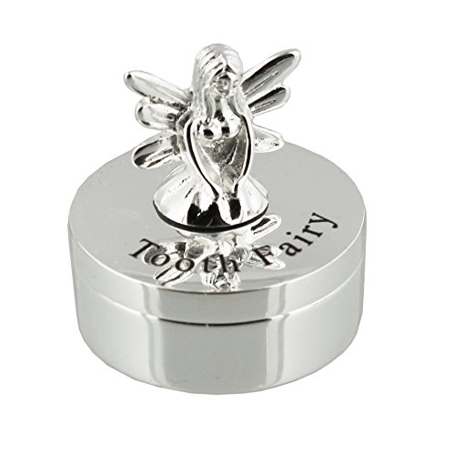 Silverplated Tooth Fairy Keepsake Trinket Box