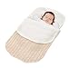 Produktbild Fußsack Kinderwagen Baby Schlafsack Strickend Winter Buggy Babyschale Winterfußsack (Beige)