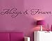 Produktbild Topro Alway & Forever Wall Art Stickers Decal Decoration [Baby Product] by Topro