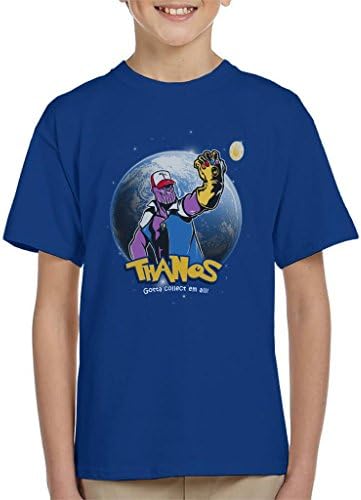 Avengers Infinity War Pokemon Thanos Mix Gotta Collect Them All Kid's T-Shirt