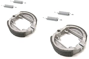 STREETPARTS24 Bremsbacken Bremsbeläge vorne & hinten 80x18mm passend für Puch Maxi SN, Kreidler Flory, Zündapp ZD ZR – Mofa, Moped, Mokick Ersatzteile