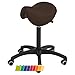 Produktbild Sattelhocker Standard mit Polster und Rollen, Rollhocker, Arbeitshocker