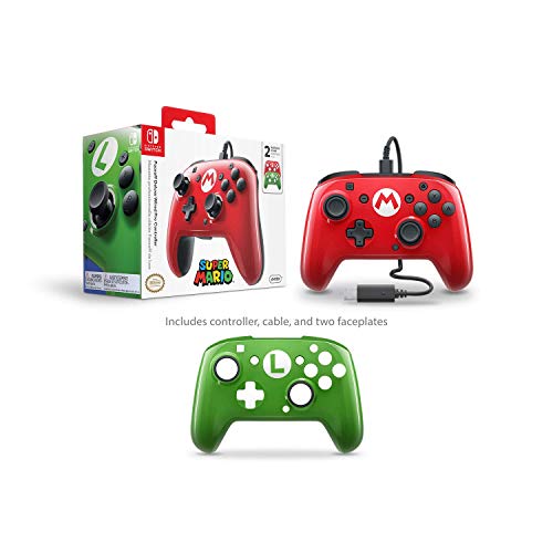 Performance Designed Products Pdp Controller Cablato Faceoff Deluxe per Nintendo Switch - Super Mario Edition 500-069-Eu-Sm00 - Essentials - Nintendo Switch