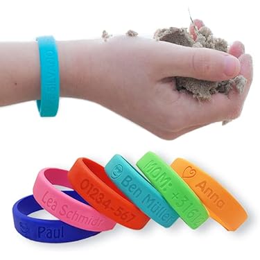 Lohill Rosa Naturstein Armband Für Mädchen - Verstellbares Perlenarmband Mit Herzanhänger