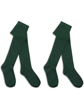 i2i Girls Baumwollreich Einfarbiger Strick Strumpfhose