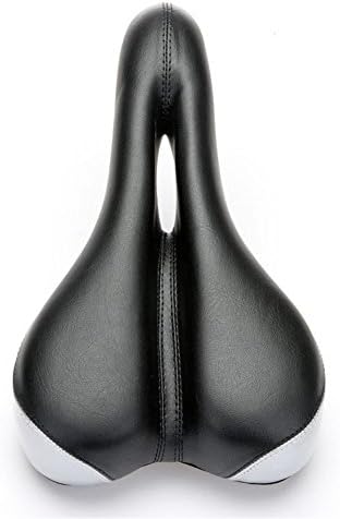 Hollow Seat Mountain Bike Seat Cushion Shockproof Ergonomic Design for Cycling Oversize Thick And Soft Bicycle Saddle Black [Long Saddle]