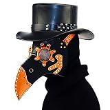* DISEÑO REALISTA Y DE MODA - Conviértete en un Doctor Plaga una vez que lo uses que salva la muerte negra medieval. Las máscaras fueron diseñadas para protegerse del aire pútrido, que se consideraba la causa de la infección.