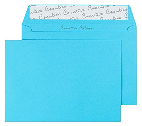 Blake Creative Colour C6 114 x 162 mm 120 gsm Peel & Seal Wallet Envelopes (109) Cocktail Blue - Pack of 500The Forest Stewardship Council