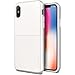 Price comparison product image iPhone X Case VRS Design® Dual layer protective case [White + Silver] Shockproof Heavy duty bumper case cover | High Pro Shield | Supports wireless charging | for Apple iPhone X / Apple iPhone 10