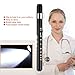 Produktbild Aluminium Medical Surgical Penlight Ärzte klinische Stift Licht Taschenlampe mit Skala Erste-Hilfe-Mund/Ohr Pflege Inspektion Lampe (Farbe: schwarz)