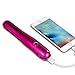 Hair Straightener, NexGadget Rechargeable Mini Cordless Flat Iron Portable Travel Straightener With Power Bank Function(2200mAh/3.7V) For Hair Straightening And USB Devices Charging[2016 Patented Version]