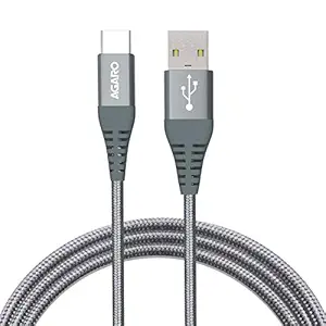 AGARO - 33280 USBA to TypeC Nylon Braided 1.2M Cable