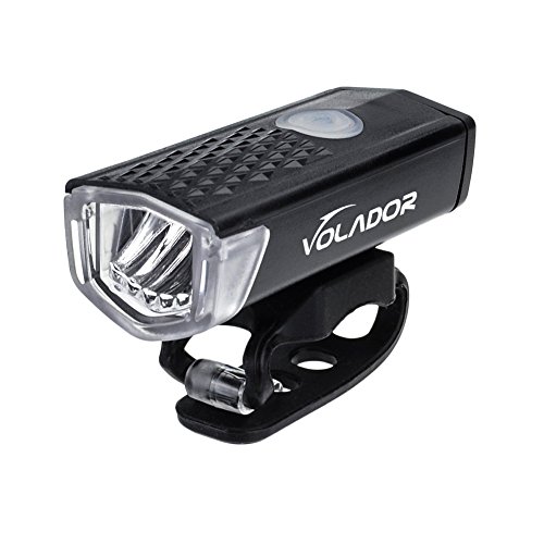 Volador LED Fahrradlicht Wiederaufladbare Fahrradlampe Fahrrad Vorderes Licht Scheinwerfer 300lm 3 Licht Modi